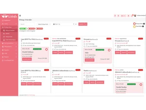 WedVista pickup schedule
