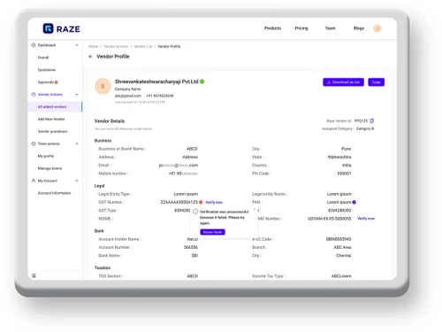 raze onboard team