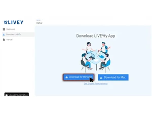 Liveyfy dashboard