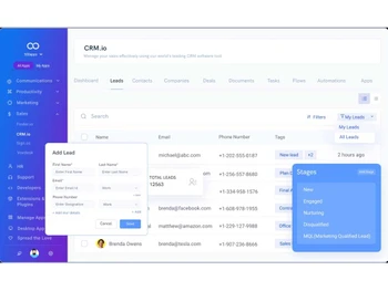 CRM.io Leads