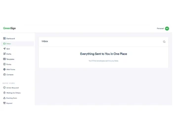 GreenSign inbox