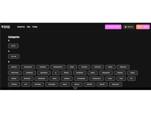 Imagine Anything category