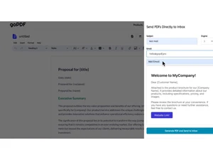 goPDF send pdfs