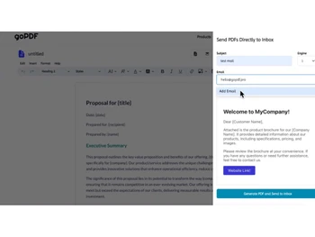 goPDF send pdfs