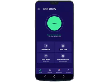 Avast mobile security scan