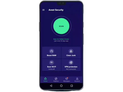 Avast mobile security scan
