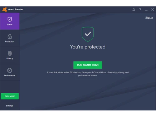 Avast Mobile Ultimate status