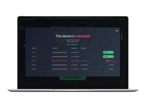 Avg driver updater vulnerable