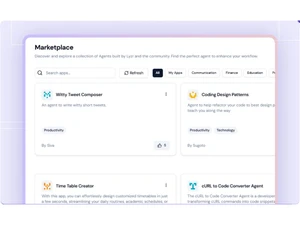 Lyzr AI marketplace