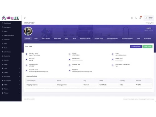 Aligner ERP contact