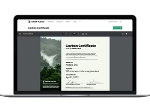 Greenplaces carbon cetificate