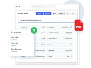 MoversTech CRM Invoice