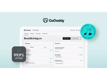 goDdddy linux server dashboard