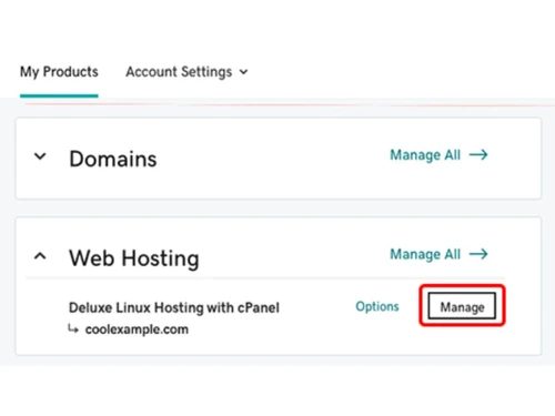 goDdddy linux server manage