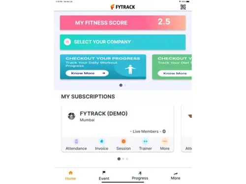 Fytrack features