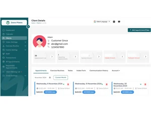 Corebility client details