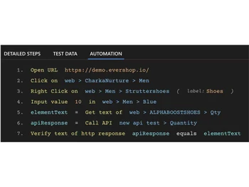 DevAssure test automation
