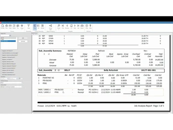 ECI ERP report
