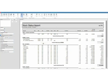ECI ERP stock status