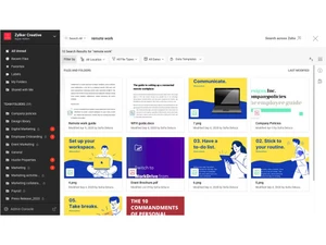 zoho workdrive features
