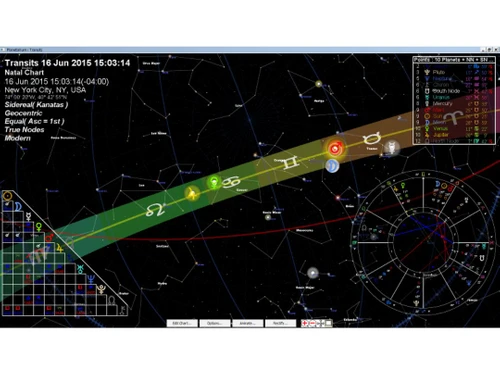 Sidereal Astrology Software natal chart