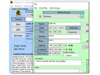 Astrocalc natal chart