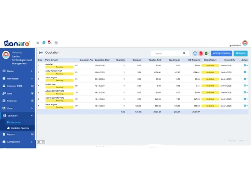saniiro-crm-quotation