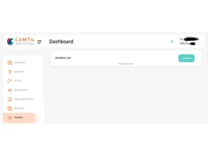 Camtil dashboard