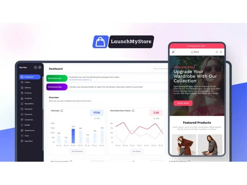 LaunchMyStore dashboard