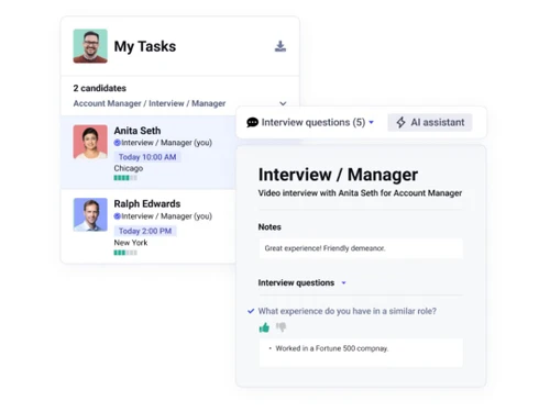 spark hire recruit-tasks