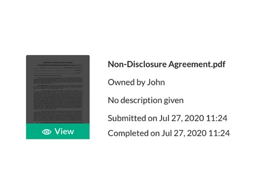 zoho-sign-Track status