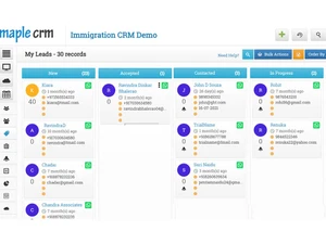 Maple immigration crm