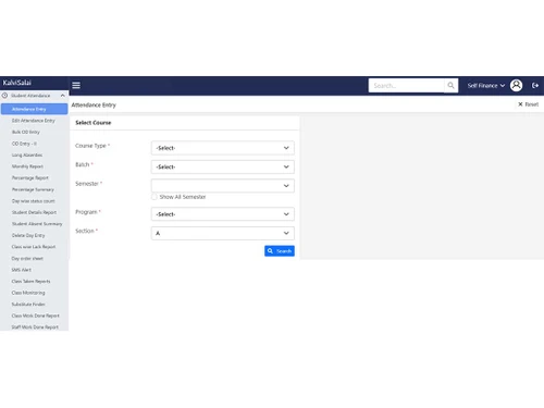 kalvisalai-erp attendance