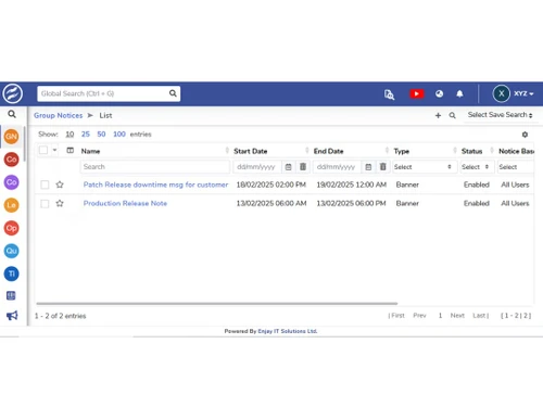 sangam crm-groupnotices