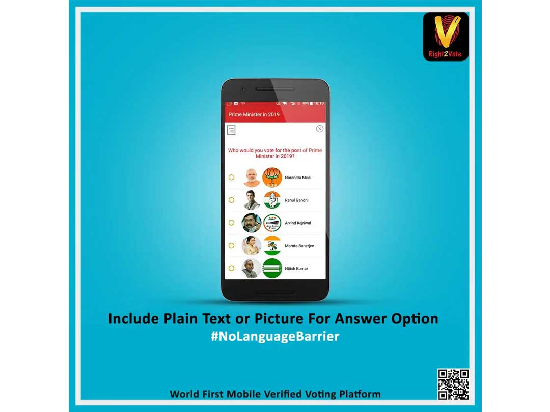 Right2Vote-Text Plus Image