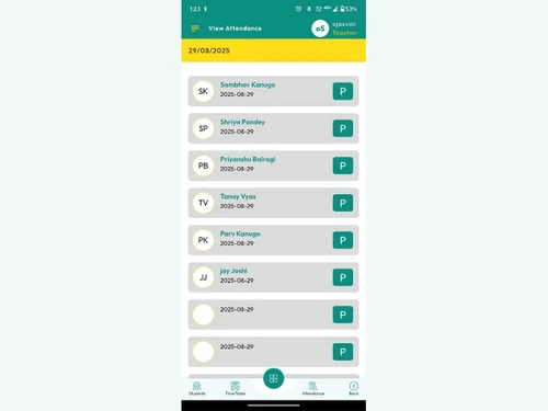 gati-school-erp attendance mobile