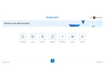 Simply Sales homepage