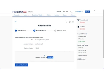 FreeTaxUSA-File tracking