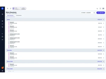 TimeLake-work-sessions