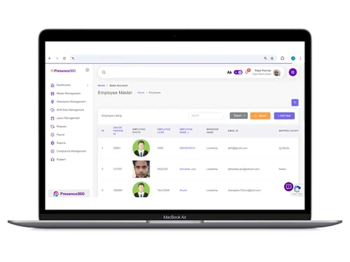 presence360 dashboard
