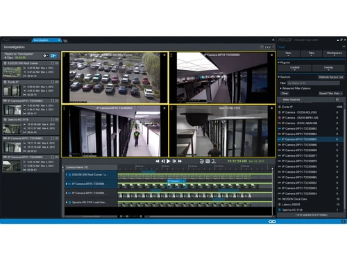 Pelco VideoXpert dashboard