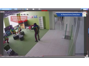 Axxon One raised arms detected