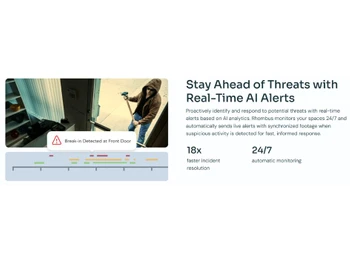 Rhombus Console AI alerts