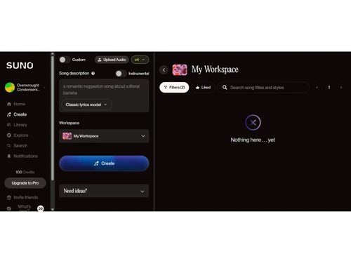 Suno AI create
