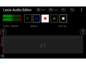 Lexis Audio Editor sections