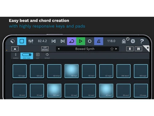 Cubasis beat and chord