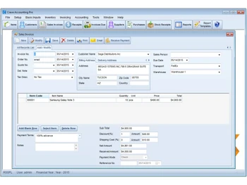 CraveInvoice Invoice Form