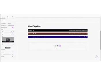 Turbo Addons top bar