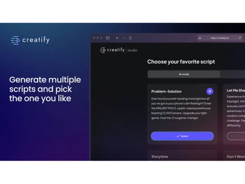Creatify generate scripts