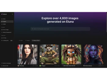 Eluna AI image generated